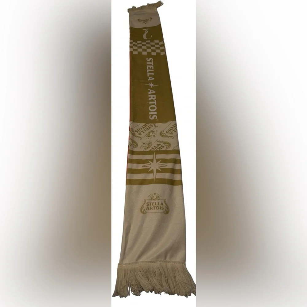 Stella Artois reversible scarf.